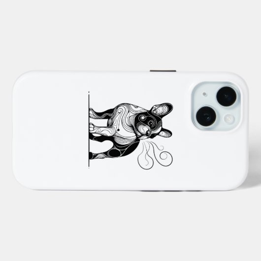 Französischer Bulldog - Hundeliebhaber Case-Mate iPhone Hülle (Rückseite (Horizontal))