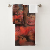 Französischer Bulldog im Herbst Leaves Fall Inspir Badhandtuch Set (Insitu)