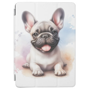 Französischer Bulldog in Aquarellen iPad Air Hülle