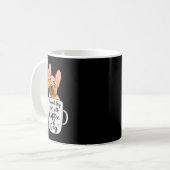 Französischer Bulldog in einer Kaffeetasse Mutter (Vorderseite Links)