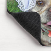 Französischer Bulldog in niederländischem Kostüm Mousepad (Ecke)