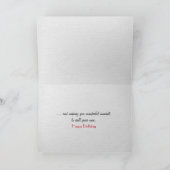 Französischer Bulldog in niederländischer Kostüm G Karte (Innenseite)