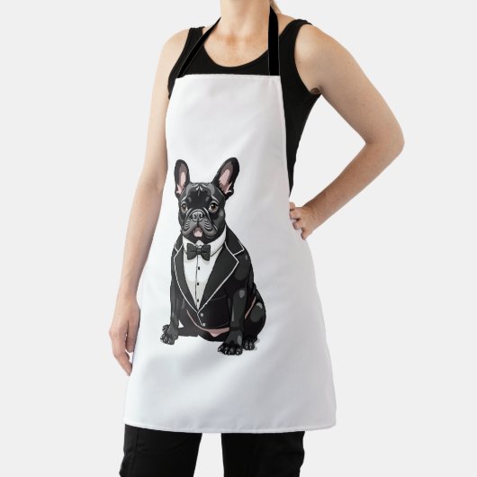 Französischer Bulldog in Tuxedo Schürze (InSitu)