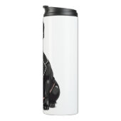 Französischer Bulldog in Tuxedo Thermosbecher (Nach rechts gedreht)