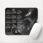 Französischer Bulldog-Kalender 2016 - Maus-Pad Mousepad (Mit Mouse)
