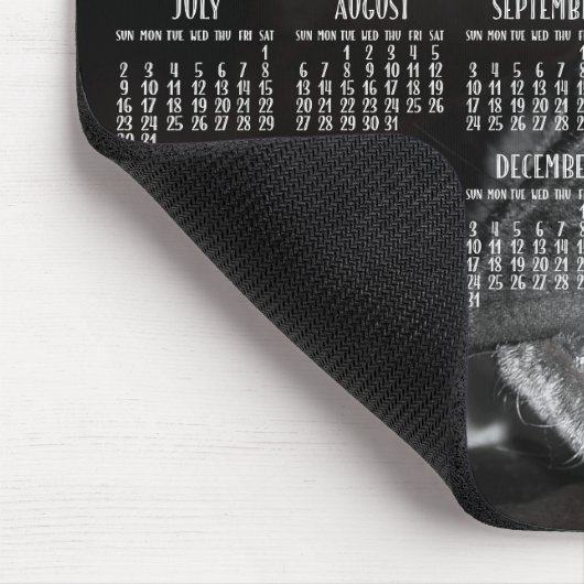 Französischer Bulldog-Kalender 2017 - Maus-Pad Mousepad (Ecke)