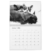 Französischer Bulldog-Kalender 2023 - Schwarz-weiß Kalender (Jan 2026)