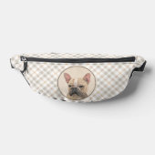 Französischer Bulldog Malerei Fawn Niedlich Origin Bauchtasche (Ablage )