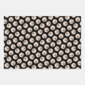 Französischer Bulldog Malerei Fawn Niedlich Origin Geschenkpapier Set (Vorderseite 3)