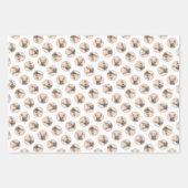 Französischer Bulldog Malerei Fawn Niedlich Origin Geschenkpapier Set (Vorderseite 2)