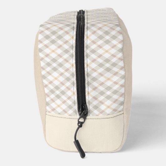 Französischer Bulldog Malerei Fawn Niedlich Origin Waschbeutel (Rechts)