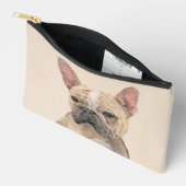 Französischer Bulldog Malerei Fawn Niedlich Origin Zubehörtasche (Offen)