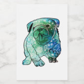 Französischer Bulldog Mandala Art Custom Food Cont Lebensmitteletikett (Einzelnes Label)