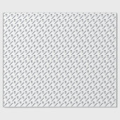 Französischer Bulldog mit dem Namen Wrapping Paper Geschenkpapier (Flach)