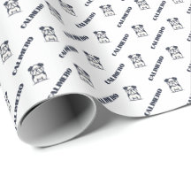 Französischer Bulldog mit dem Namen Wrapping Paper