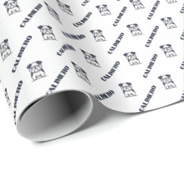 Französischer Bulldog mit dem Namen Wrapping Paper Geschenkpapier