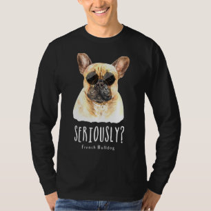 Französischer Bulldog mit Sonnenbrille Hunde Mama T-Shirt