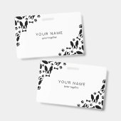 Französischer Bulldog-Muster Ausweis (Vorder- & Rückseite)