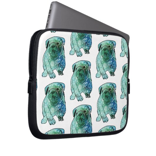 Französischer Bulldog Neopren Laptop-Sieb 10" Laptopschutzhülle (Vorne Rechts)