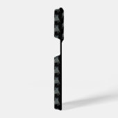 Französischer Bulldog Niedlich Hund Silhouette Ras iPhone Hülle (Rechte Seite)