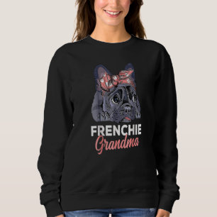 Französischer Bulldog Oma Frenchie Dog Muttertag Sweatshirt