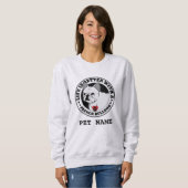 Französischer Bulldog Personalisiertes Leben besse Sweatshirt (Vorne ganz)