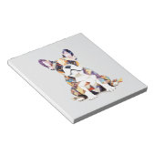 Französischer Bulldog Playful Adorable Fun Joyful Notizblock (angewinkelt)