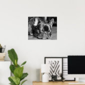 Französischer Bulldog Poster (Heimbüro)