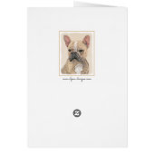 Französischer Bulldog (Sable) Gemälde - Niedlich O (Hinten)