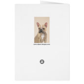 Französischer Bulldog (Sable) Gemälde - Niedlich O (Hinten)