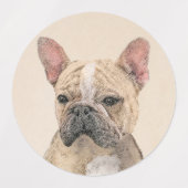 Französischer Bulldog (Sable) Gemälde - Niedlich O Etiketten (Design 1)
