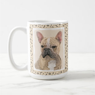 Französischer Bulldog (Sable) Gemälde - Niedlich O Kaffeetasse