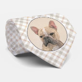 Französischer Bulldog (Sable) Gemälde - Niedlich O Krawatte (Gerollt)