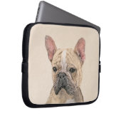 Französischer Bulldog (Sable) Gemälde - Niedlich O Laptopschutzhülle (Vorne Rechts)