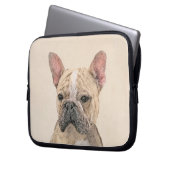 Französischer Bulldog (Sable) Gemälde - Niedlich O Laptopschutzhülle (Vorderseite Links)