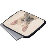 Französischer Bulldog (Sable) Gemälde - Niedlich O Laptopschutzhülle (Vorne Knopf)