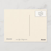 Französischer Bulldog (Sable) Gemälde - Niedlich O Postkarte (Rückseite)