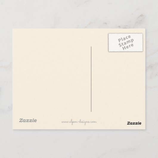 Französischer Bulldog (Sable) Gemälde - Niedlich O Postkarte (Rückseite)