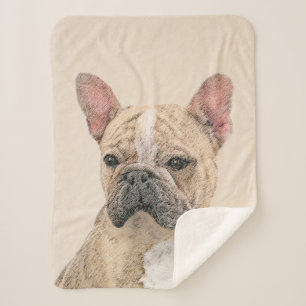 Französischer Bulldog (Sable) Gemälde - Niedlich O Sherpadecke