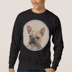Französischer Bulldog (Sable) Gemälde - Niedlich O Sweatshirt