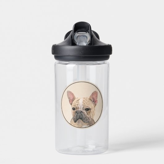 Französischer Bulldog (Sable) Gemälde - Niedlich O Trinkflasche (Vorne)