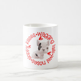 Französischer Bulldog, schlampige Küsse Kaffeetasse