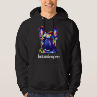 Französischer Bulldog Vater Farbenfrohe Hunde Hoodie