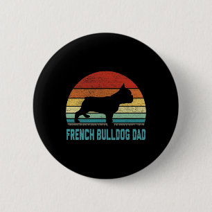 Französischer Bulldog-Vater - Hund Lover Button