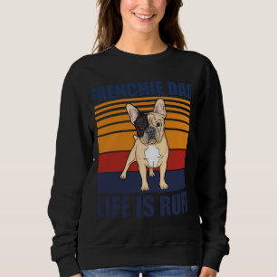Französischer Bulldog Vater Niedlich Frenchie Dog Sweatshirt