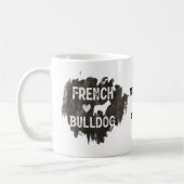 Französischer Bulldog-Vatertag Hund Niedlich Kaffeetasse (Links)