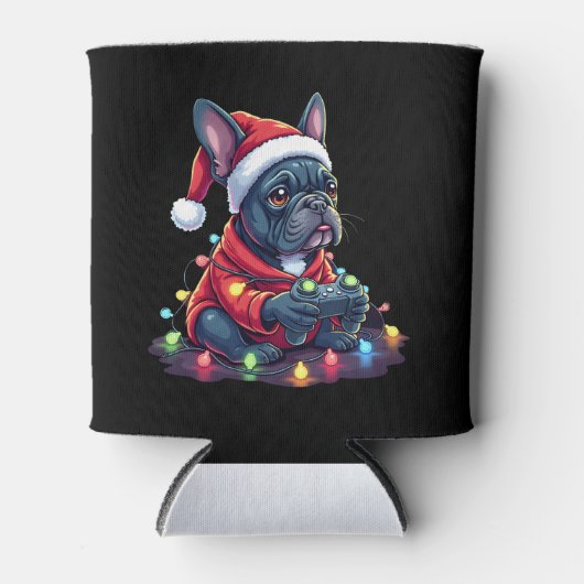 Französischer Bulldog Video Game Controller Lichts Dosenkühler (Vorderseite)