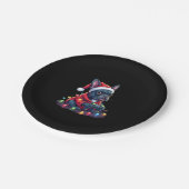 Französischer Bulldog Video Game Controller Lichts Pappteller (Schrägansicht)