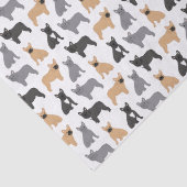 Französischer Bulldog - Wählen Sie Ihre Farbe! Seidenpapier (Detail)