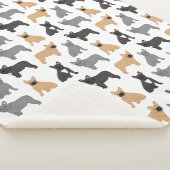 Französischer Bulldog - Wählen Sie Ihre Farbe! Sherpadecke (3/4)